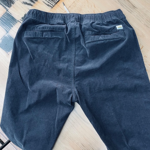 Vuori Optimist Corduroy Pants Drawstring Navy Blue Men's Medium - Picture 4 of 6